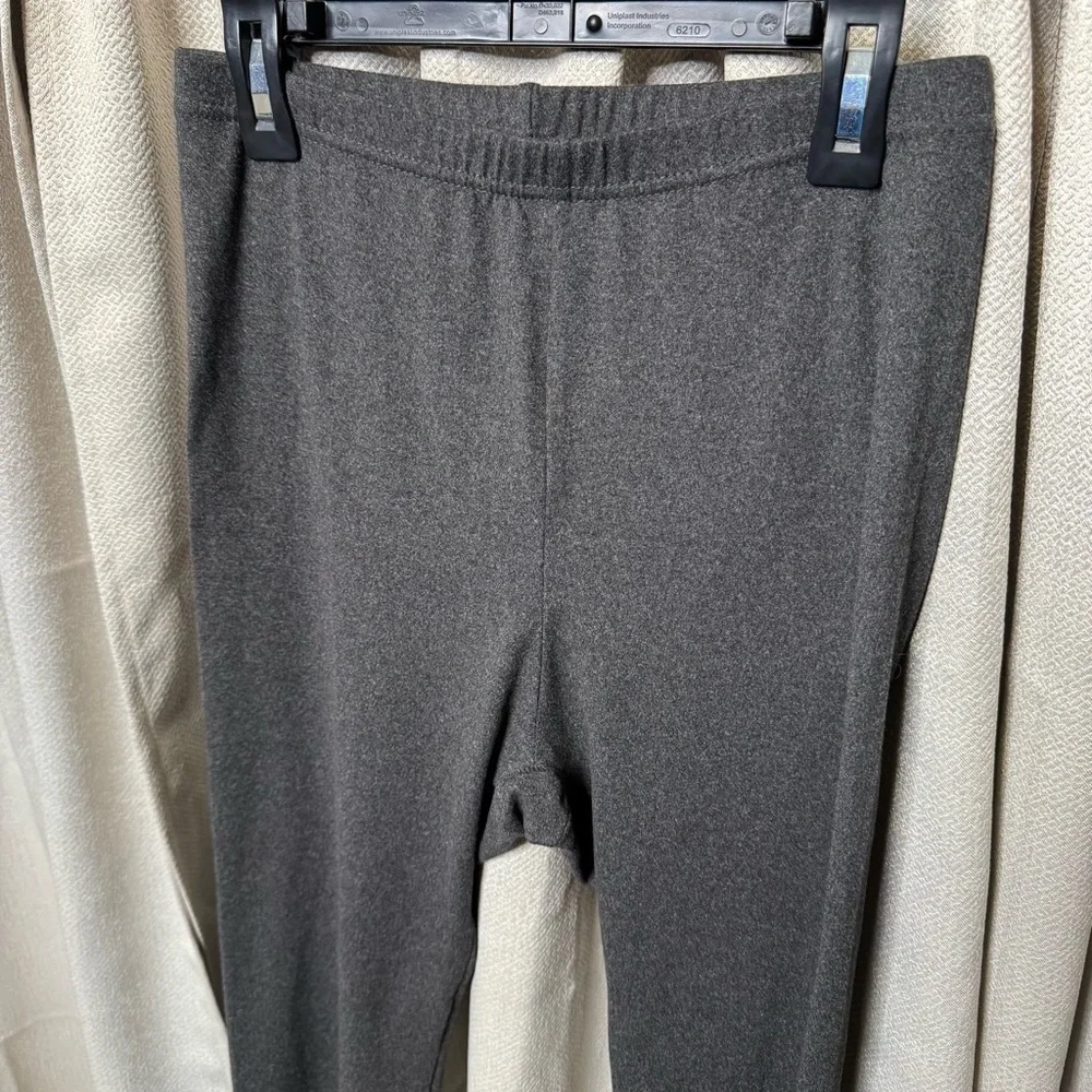 Just Be Grey Leggings with Tapered Fit and Elastic Waistband